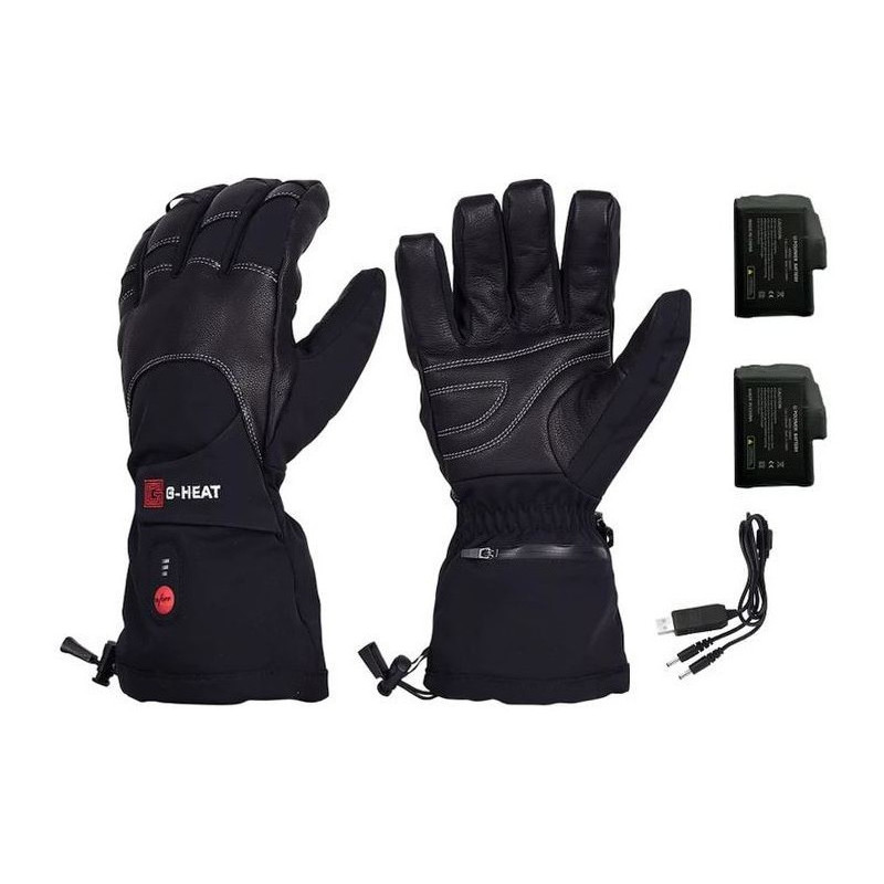 gants chauffants en cuir evo3