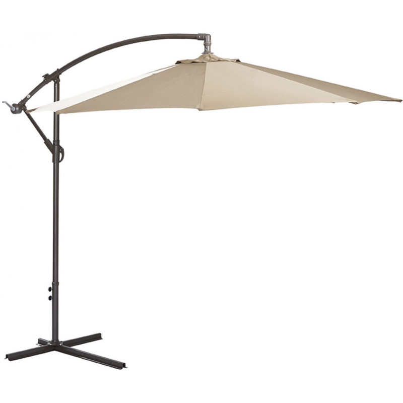 parasol rond déporté 270cm