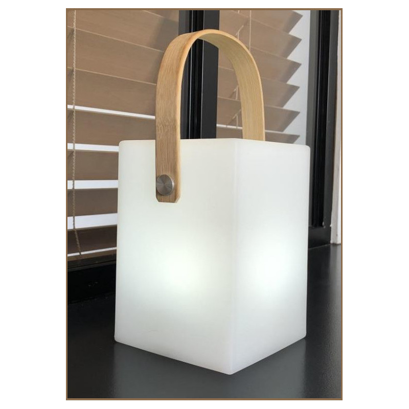 lampe de table led cubique lisboa