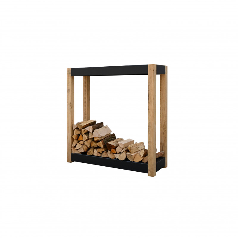 meuble rack bois cremagliera petit noir