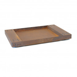 Chariot Carello pour Brasero Large - Corten - QUOCO