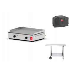 Plancha Inox Alfa 600 Lisse + Chariot + Housse - PLANET