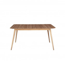 Table Naples rectangulaire 4/6 places en Teck Massif - WILSA