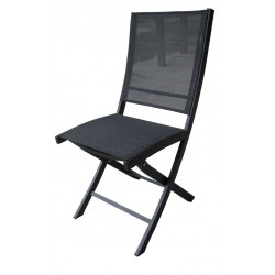 Chaise pliante BALI Noire